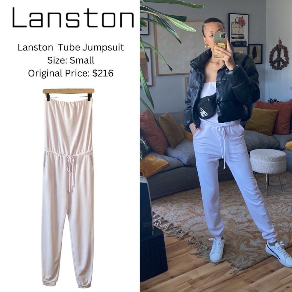 Lanston Light Lavender Tube Jumpsuit